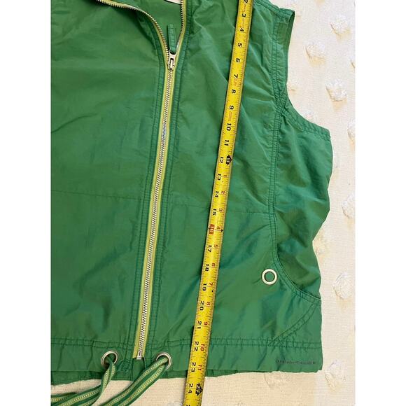 Vintage Y2K Columbia Lime Green Vest Utility Women’s Size L Streetwear Sporty - Picture 6 of 7